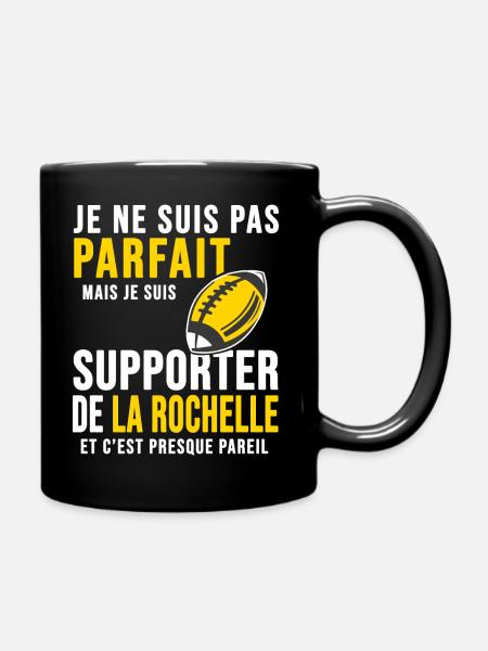 supporter rugby stade La Rochelle club rugby - Mug uni - noir