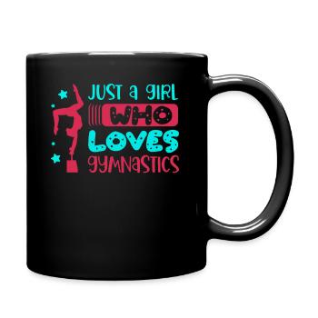 Gymnastics for a Gymnast - Full Colour Mug - black - Right