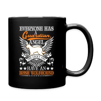 Irish Wolfhound Guardian Angel Irish Wolfhound - Mug uni - noir - Droite