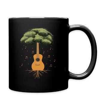 Arbre de guitare - Mug uni - noir - Droite