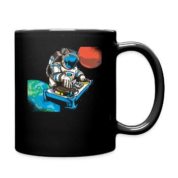 Techno Astronaute Musique Raver - Mug uni - noir - Droite