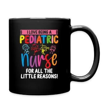 PEDS Nurse For all the little Pediatric Nurse - Tasse einfarbig - Schwarz - Rechts