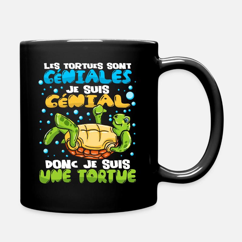 Tortues Je Suis Une Tortue - Mug uni - noir