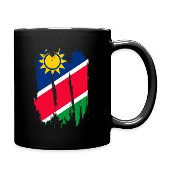 Namibia - Tasse einfarbig - Schwarz - Rechts
