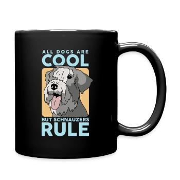 Schnauzer Chien Propriétaire de chien Propriétaire de chien Cadeau - Mug uni - noir - Droite