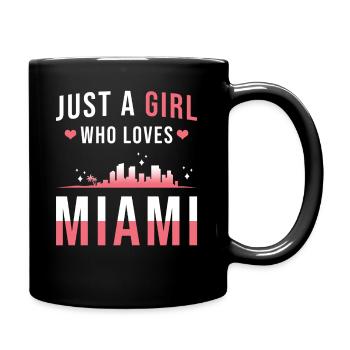 Miami - Mug uni - noir - Droite