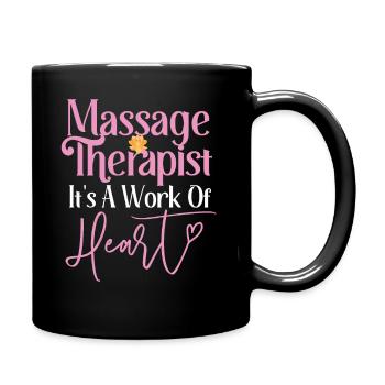 Massothérapeute agréé Thérapie - Mug uni - noir - Droite