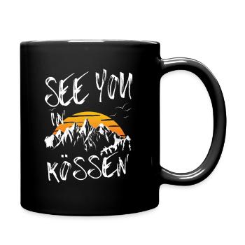 Kössen Ski Tyrol Snowboard Autriche - Mug uni - noir - Droite