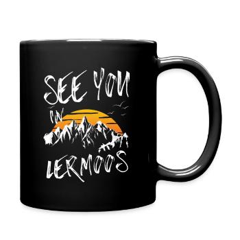 Lermoos Ski Tyrol Snowboard Autriche - Mug uni - noir - Droite