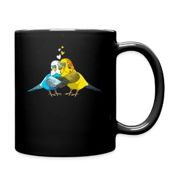 Budgerigar amateurs Perruche Welli - Mug uni - noir - Droite