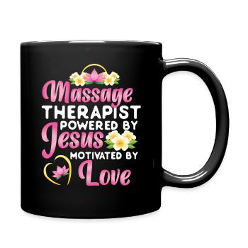 Massothérapeute agréé Thérapie - Mug uni - noir - Droite