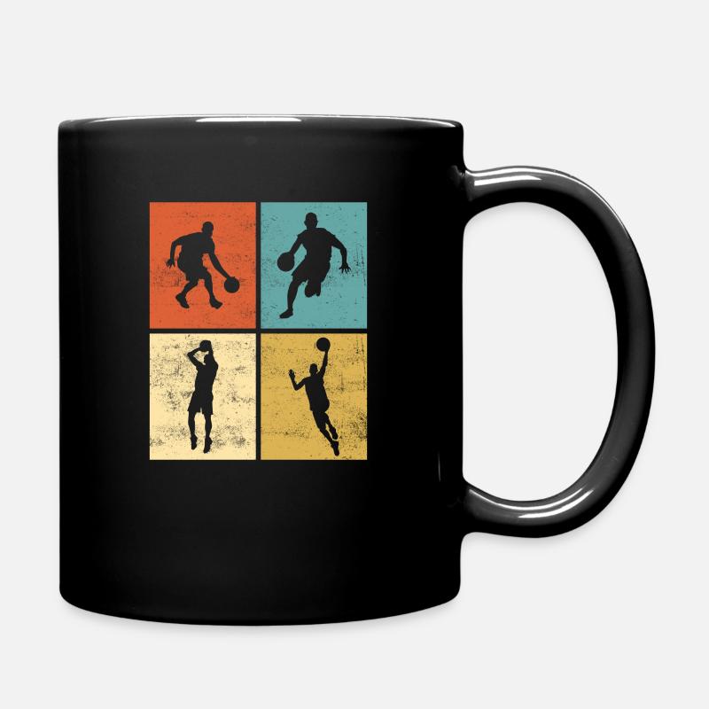 Basketball Retro Vintage - Basketteur - Mug uni - noir