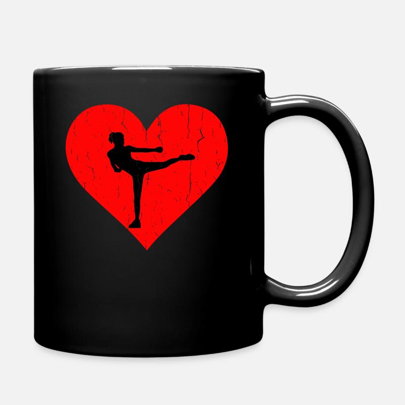 Cœur Piloxing - Mug uni - noir