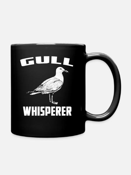 Gull Whisperer - Tasse einfarbig - Schwarz