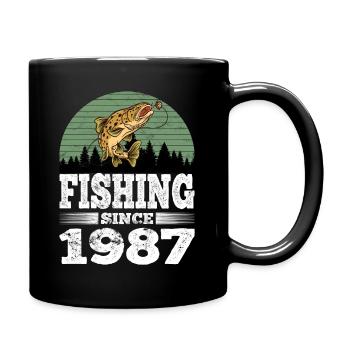 Fishing since 1987 - Full Colour Mug - black - Right