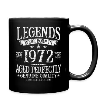 Né en 1972 Legends Cadeau d’anniversaire - Mug uni - noir - Droite