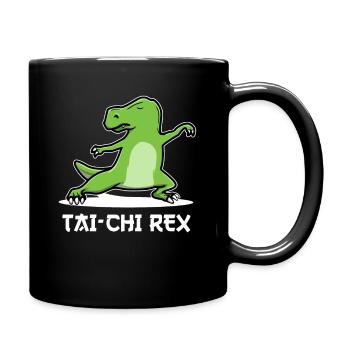 T-Rex Tai Chi Shadow Boxer Shadow Boxing - Mug uni - noir - Droite