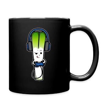 Leek Gambler Gamer Contrôleur de jeu vidéo - Mug uni - noir - Droite