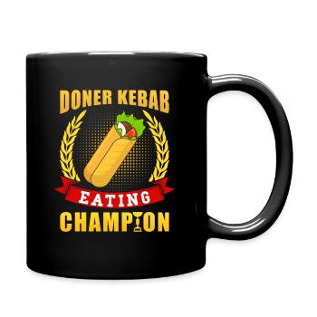 Doner Kebab Champion - Full Colour Mug - black - Right