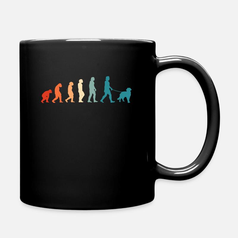 Leonberger Evolution Vintage Leonberg Hund - Tasse einfarbig - Schwarz