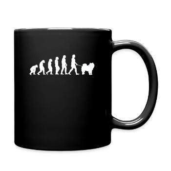 Chow Chow Evolution Chien Lion Chinois - Mug uni - noir - Droite