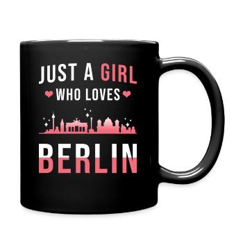 Berlin - Tasse einfarbig - Schwarz - Rechts