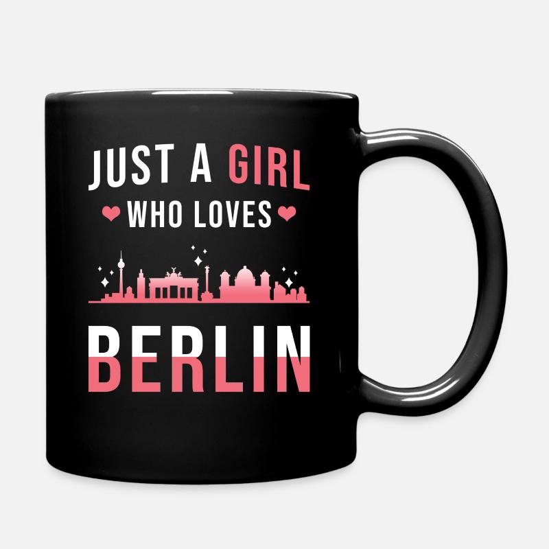 Berlin - Tasse einfarbig - Schwarz