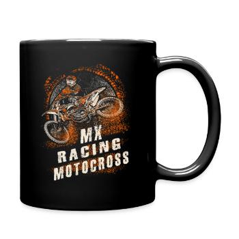 Motocross Mx Motocross Rider Gift - Full Colour Mug - black - Right