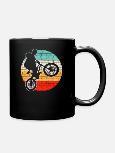 BMX retro - Tasse einfarbig - Schwarz