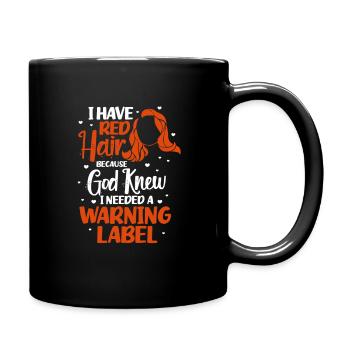 Roux Cheveux Roux Cheveux Roux Redhead Redhead Cadeau - Mug uni - noir - Droite
