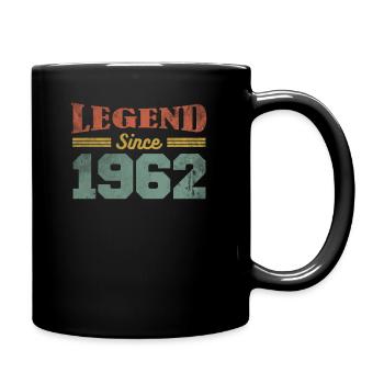 Légende depuis 1962 Millésime 60ème Anniversaire - Mug uni - noir - Droite