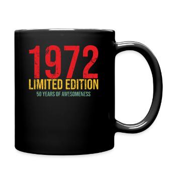 50. Geburtstag Junge Vintage 50 Birthday - Tasse einfarbig - Schwarz - Rechts