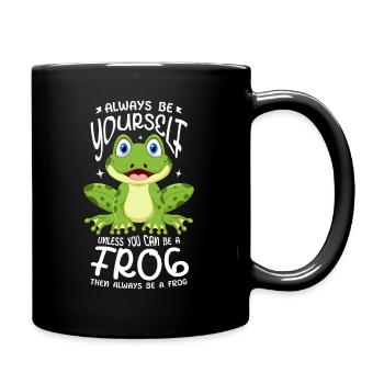 Frogs for a Frog Lovers - Full Colour Mug - black - Right