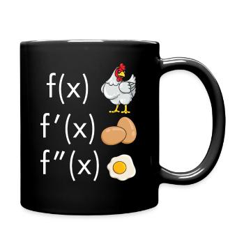 Mathematiker Integral Mathe Spruch Ableitung leich - Tasse einfarbig - Schwarz - Rechts