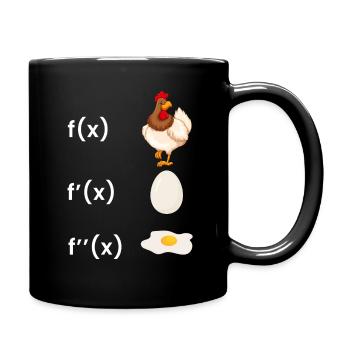 Mathematik Lehrer Ableitung Lustiges Mathe Integra - Tasse einfarbig - Schwarz - Rechts