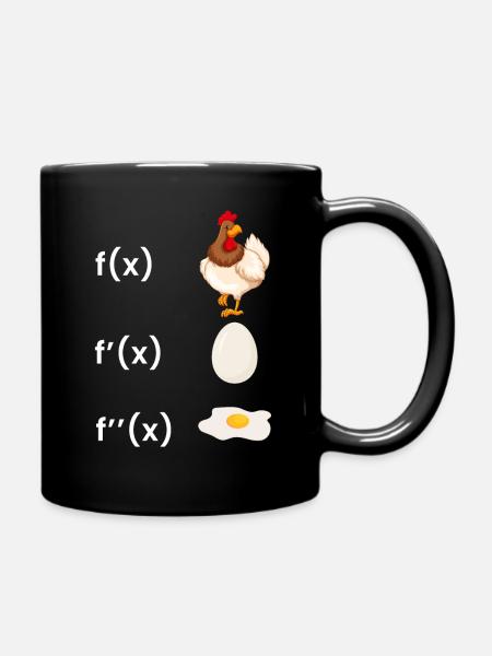 Mathematik Lehrer Ableitung Lustiges Mathe Integra - Tasse einfarbig - Schwarz
