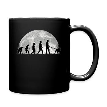 Grand chien de montagne suisse - Mug uni - noir - Droite