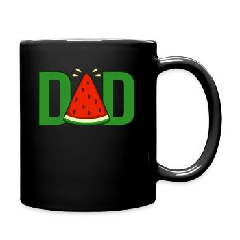 Watermelon - Full Colour Mug - black - Right