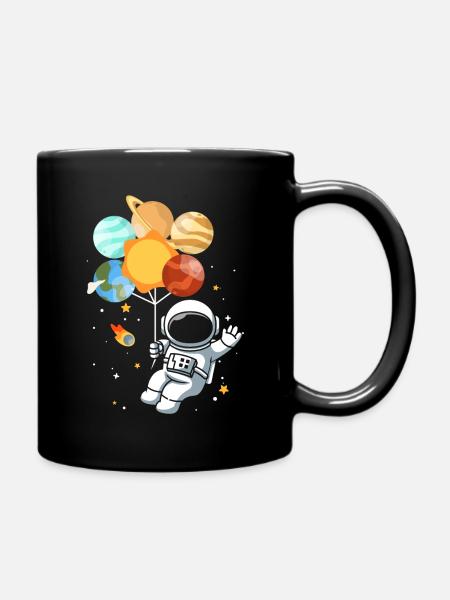 Astronomie Système Solaire Planète Astronaute - Mug uni - noir
