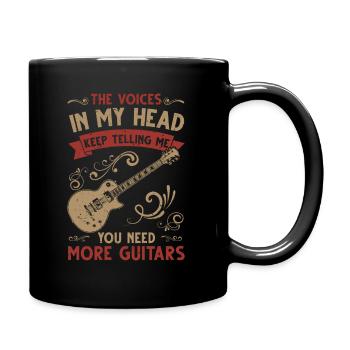 Musicien Guitariste Cadeau Guitariste - Mug uni - noir - Droite
