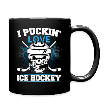 Eishockey Eishockeyschläger Eishockey - Tasse einfarbig - Schwarz - Rechts