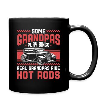 Hot Rod Hot Rods Muscle Car Hotrod Voiture mécanique - Mug uni - noir - Droite