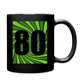 Eighties 80s - Full Colour Mug - black - Right