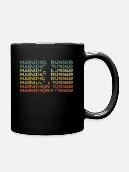 Marathon Marathon Marathon Runner Cadeau - Mug uni - noir