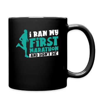 Marathon Marathon Marathon Runner Gift - Full Colour Mug - black - Right