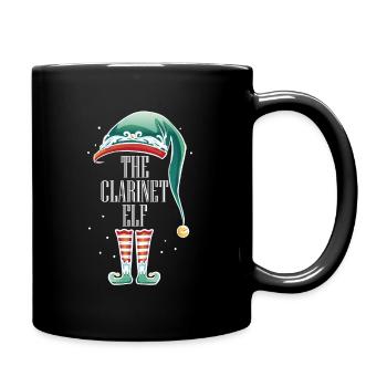 Weihnachten Ugly Christmas Klarinette The Clarinet - Tasse einfarbig - Schwarz - Rechts