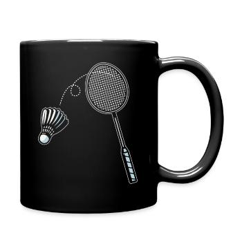 Entraîneur de badminton Racquet Sport Smash - Mug uni - noir - Droite