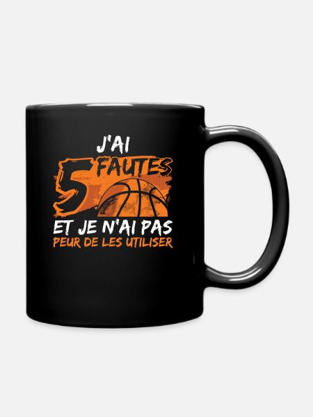 Joueur de Basket Basketteuse Basketball Basketteur - Mug uni - noir