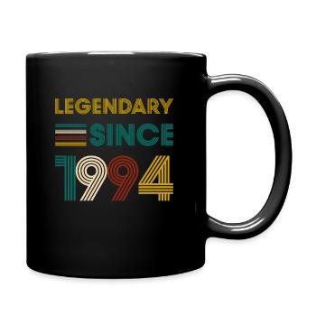 Vintage Legendary since 1994 birthday - Full Colour Mug - black - Right