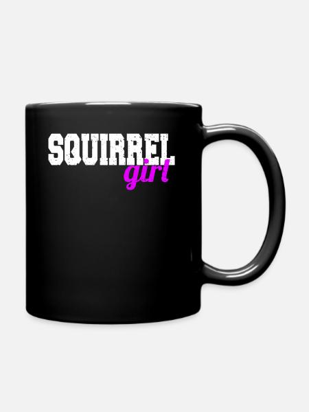 Squirrel girl - Full Colour Mug - black